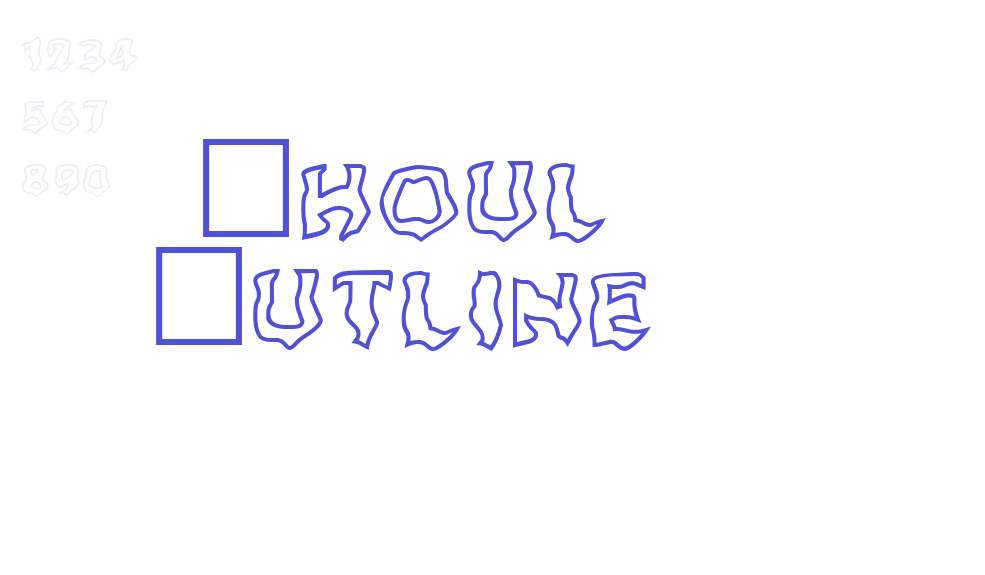 Ghoul Outline-font-download