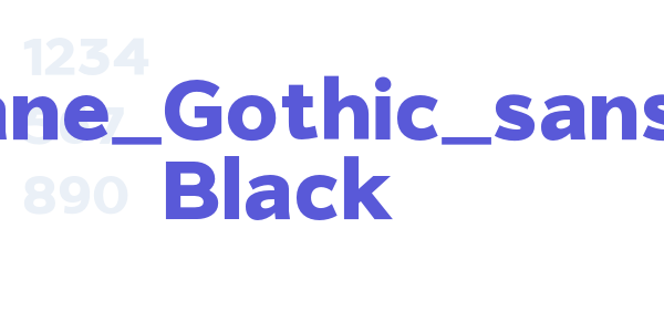 Giane_Gothic_sans Black font free