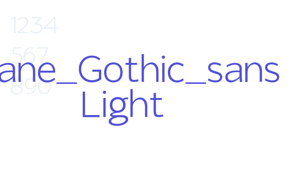 Giane_Gothic_sans Light