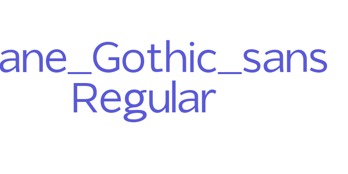 Giane_Gothic_sans Regular Font Download