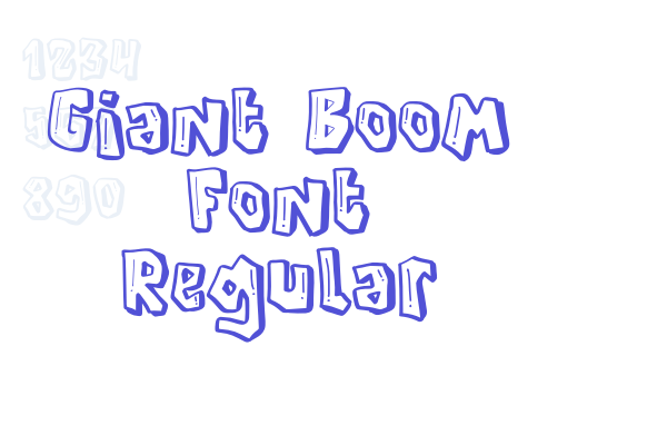 Giant Boom Font Regular
