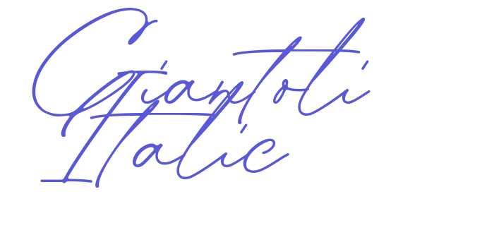 Giantoli Italic Font