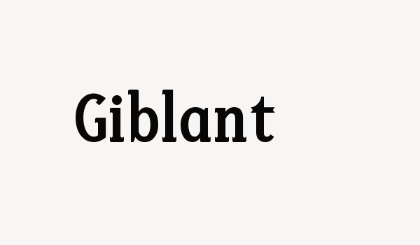 Giblant Font