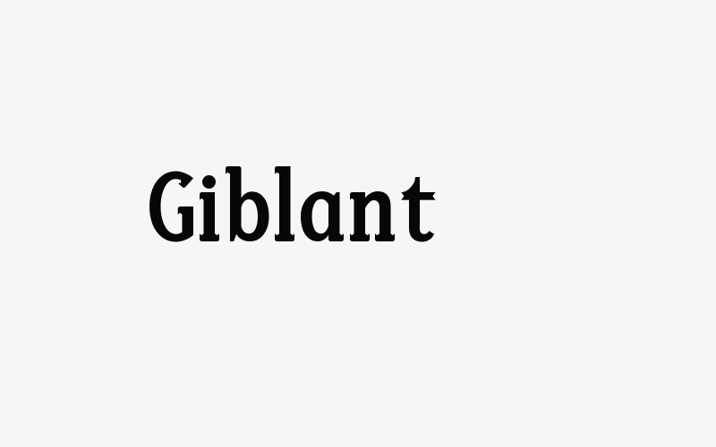 Giblant Font