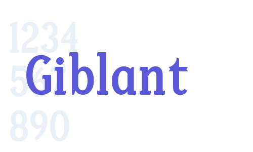 Giblant Font Download