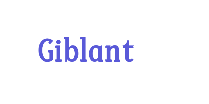 Giblant Font Download