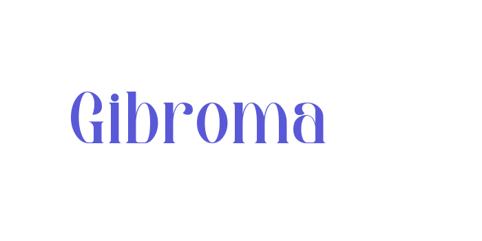 Gibroma Font Download