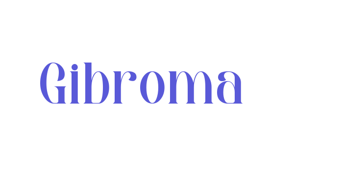 Gibroma Font