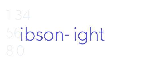 Gibson-Light-font-download