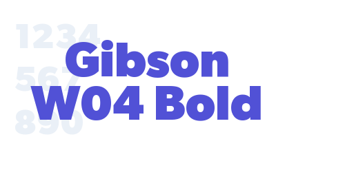 Gibson W04 Bold-font-download