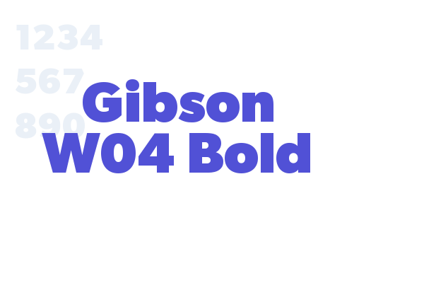 Gibson W04 Bold