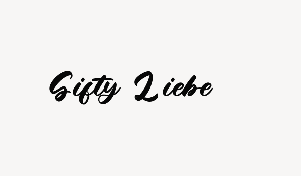 Gifty Liebe Font