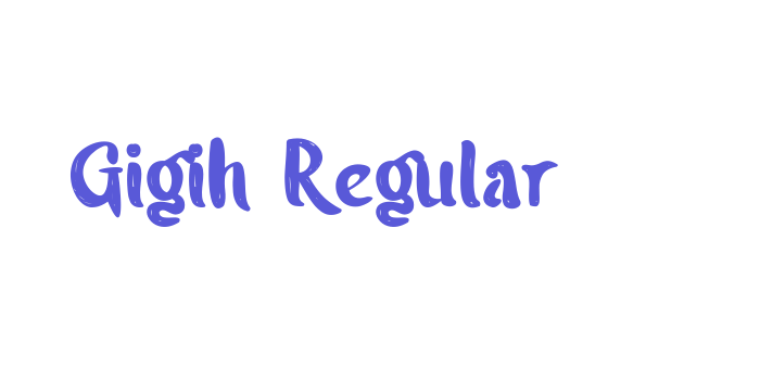 Gigih Regular Font Download