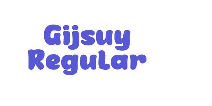 Gijsuy Regular Font Download