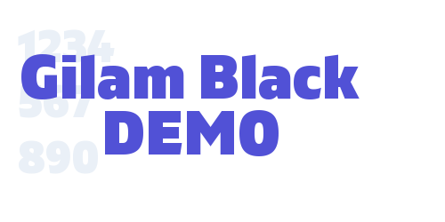 Gilam Black DEMO-font-download