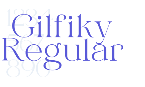 Gilfiky Regular Font Download