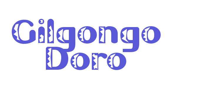 Gilgongo Doro Font