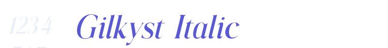 Gilkyst Italic