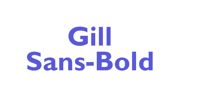 Gill Sans-Bold Font Download