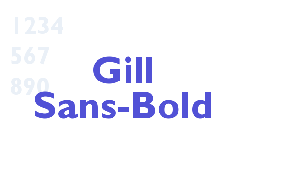 Gill Sans-Bold