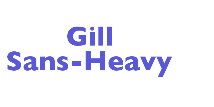 Gill Sans-Heavy Font Download