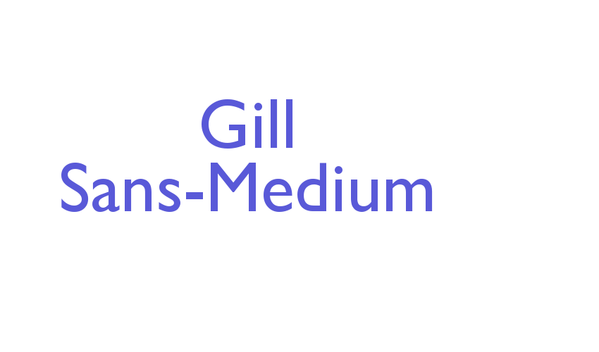 Gill Sans-Medium Font Download