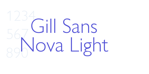 Gill Sans Nova Light-font-download