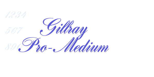 Gillray Pro-Medium font free