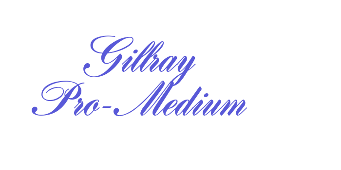 Gillray Pro-Medium Font