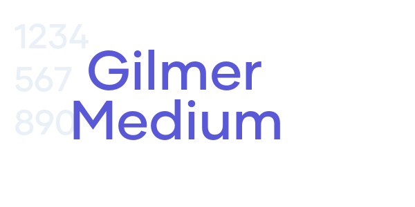 Gilmer Medium font free