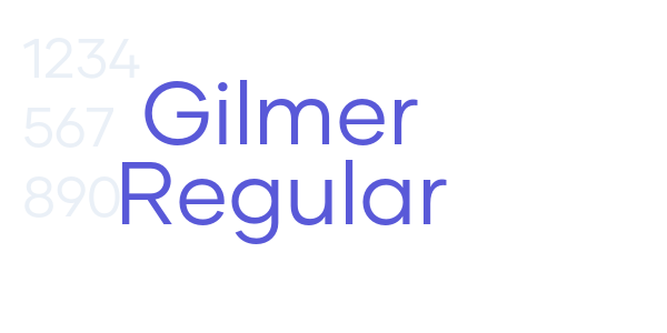 Gilmer Regular font free