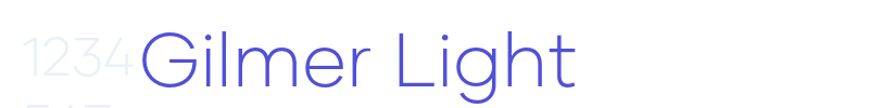 Gilmer Light-font