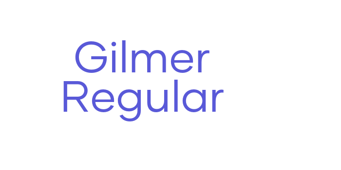 Gilmer Regular Font Download