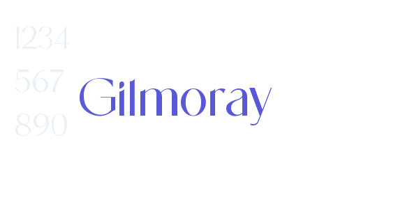 Gilmoray font free