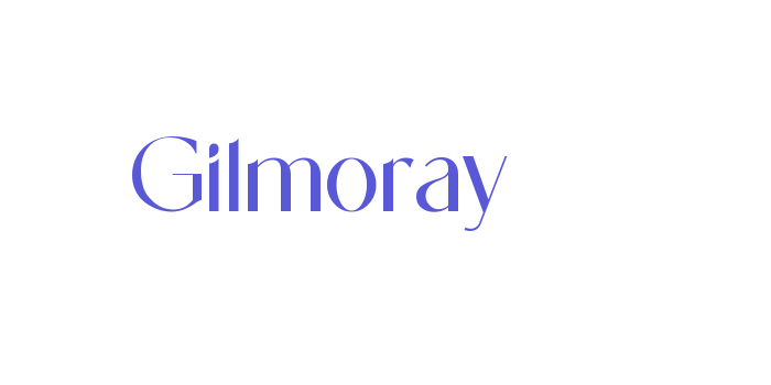 Gilmoray Font