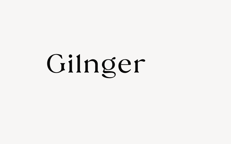 Gilnger Font