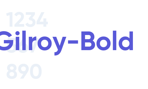 Gilroy-Bold Font