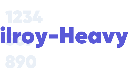 Gilroy-Heavy Font