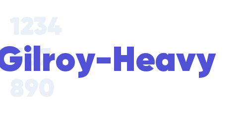 Gilroy-Heavy-font-download
