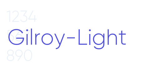 Gilroy-Light-font-download