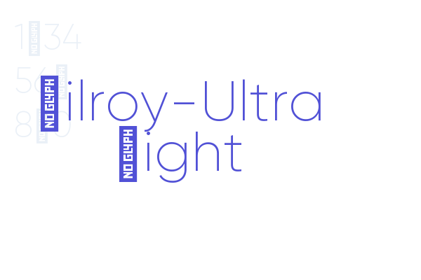 Gilroy-Ultra Light Font Download