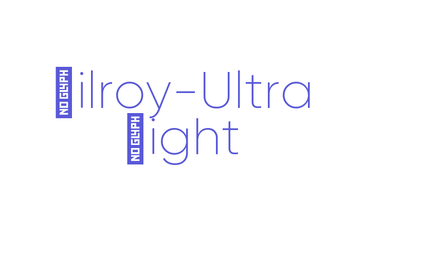 Gilroy-Ultra Light Font Download