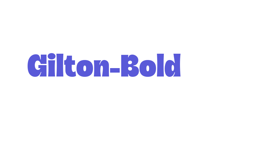 Gilton-Bold Font