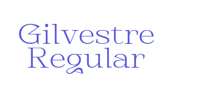 Gilvestre Regular Font Download