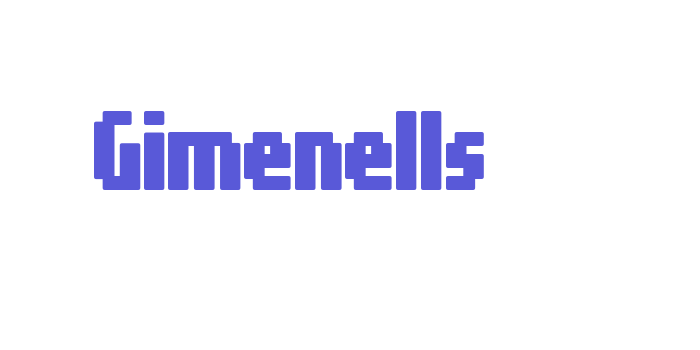 Gimenells Font Download