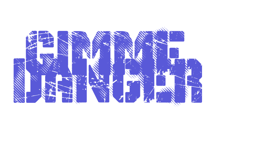 Gimme Danger Font Download