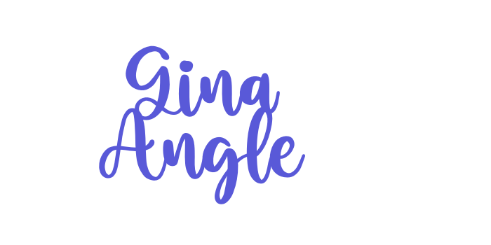 Gina Angle Font