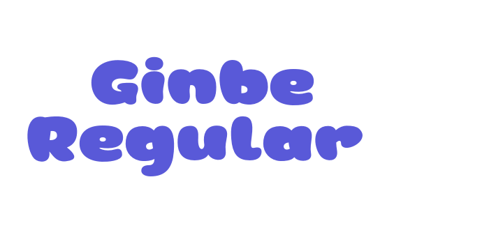 Ginbe Regular Font Download