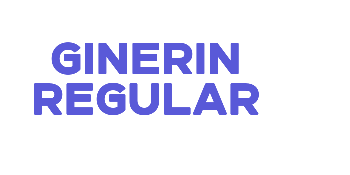 Ginerin Regular Font Download