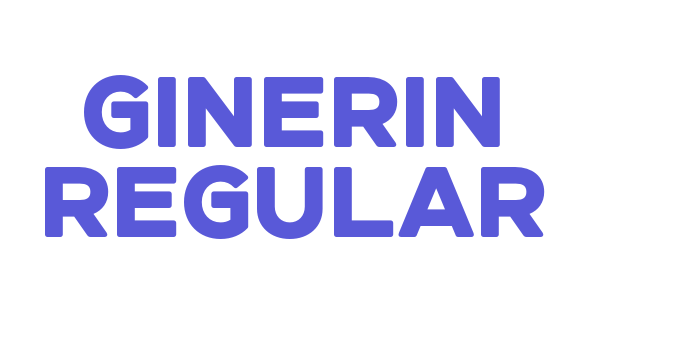 Ginerin Regular Font